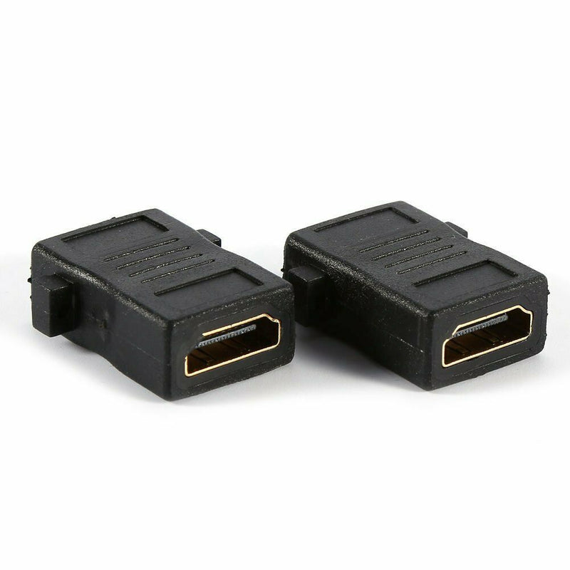 HDMI 2-Ports Wall Face Plate Panel Outlet 1080p Cover Coupler Socket HOT X8T2