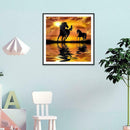 5D DIY Full Drill Diamond Painting Animal Embroidery Mosaic Kits (W577)