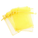 100 pieces Organza Wedding Party Favor Gift Candy Bags Jewelry Pouches Sheer