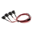 4pcs 1:10 Electric RC Car LED Lights for Hsp Redcat Rc4wd Axial scx10 D90 Hpi