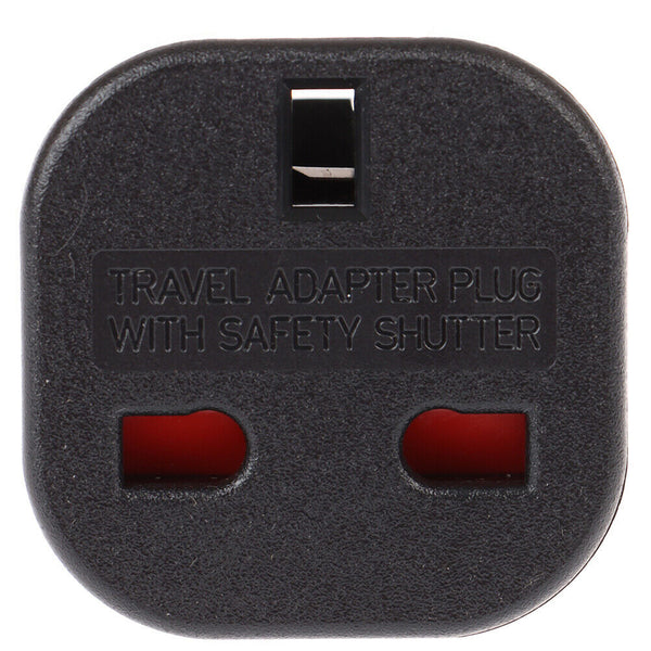 UK to EU Euro Plug AC Power Charger Converter Socket Universal Adapter PlugJR