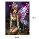 5D DIY Full Drill Diamond Painting Butterfly Fairy Cross Stitch Embroidery