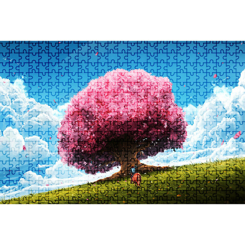 1000pcs Assembly Cherry Tree Jigsaws Picture Puzzles for Adults Children