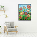 5D DIY Special Shaped Diamond Painting Flower Cross Stitch Mosaic Craft Kit