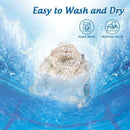 16Pcs Washable Cotton Pad Reusable Soft Makeup Removal Pad for Facial Cleaning