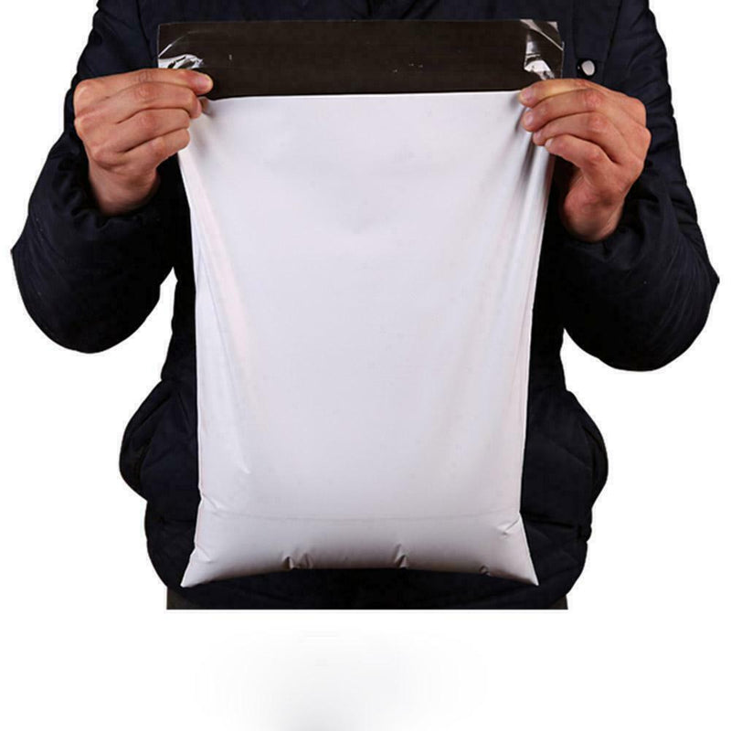 100x Postal Bags Mailers Package  Strong Poly Bag Mailing 14cmx26cm B6M9
