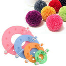 Pompom Pom Pom Maker Fluff Ball Weaver Knitting Needle DIY Tool Kit Bobble Craft