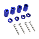Alloy Hood Vent Spacer Riser Kits For All Turbo  Engine  Motor Swap  Blue
