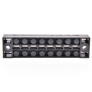 600V 15A 8 Positions Dual Rows Covered Barrier Screw Terminal Block Strip M&O