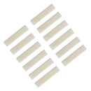 12pcs 52mm Cattle Bone Blank Unslotted Guitar Nuts for Handmade Guitar DIY