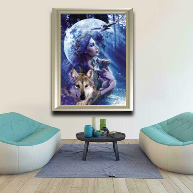 5D DIY Diamond Painting Beauty Cross Stitch Embroidery Mosaic Art Craft Kit