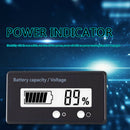 Digital Lead Acid Lithium Battery Capacity Tester Voltmeter White Backlight