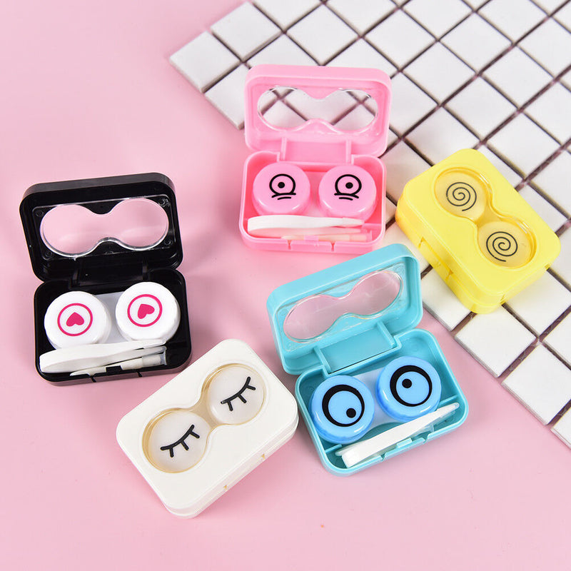Outdoor Travel Portable Contact Lens Storage Box Case Holder Organizer Kit Cy