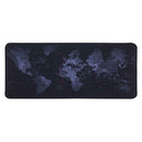 World Map Natural Rubber Large Gaming Mouse Pad Computer Keyboard Mat (M) A