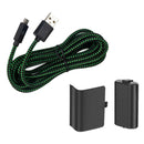 1200mAh Battery Pack for Xbox S X Controller Charger with Type C 10ft Cable