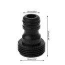 3/4" Threaded Tap Adapter Garden Water Hose Male Quick Connector High quali R9A7