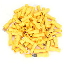 100x Assorted Crimp Spade Terminal Insulated Electrical Wire Connector Yellow ME