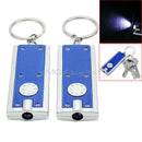 2x Outdoor Camping Hiking Accessories Keyring Keychain LED Mini Flashlight Torch
