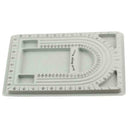 Flocked Bead Board Necklace Design Tray Organizer Jewelery TOP DIY Craft Ma R7C0