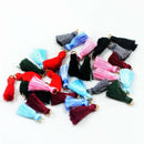 Mini Silky Tassels Charms Pendants For Earring/Bag/Necklace/Keychain Crafts