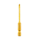 10x 4mm Hex Shank Crossed Spear Head Drill Bit for Glass Tile Mirror Ceramic