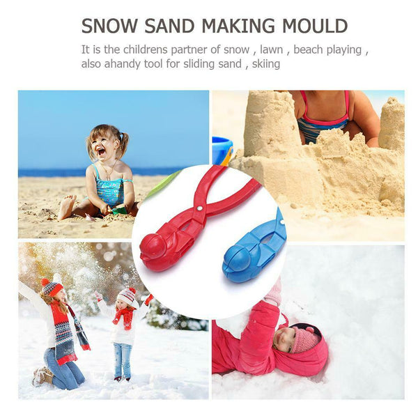 Cartoon Duck Snowball Maker Clip Kids Winter Outdoor Sports Snow Sand Mold #gib