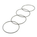 4pcs Magic Metal Rings Linking Iron Hoops for Fun Magic Trick Playing Props