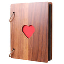 6 Inch Wooden Photo Album Baby Growth Memory Life Photo Relief Book Record