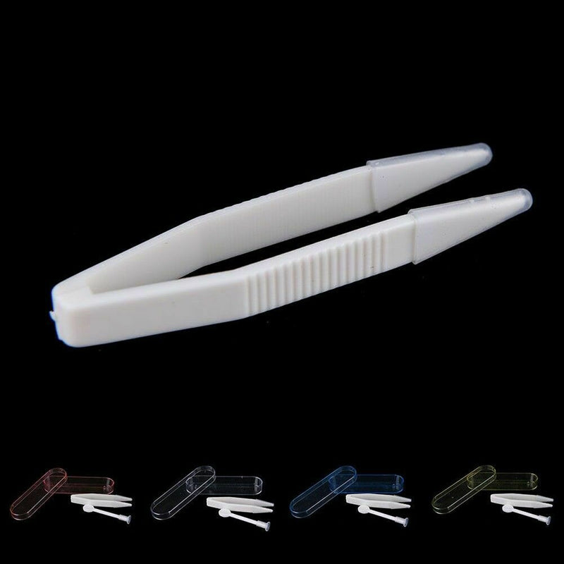 2 Pcs Eyes Care Contact Lenses Plastic Tweezers Insert Remover Random Color B8L5