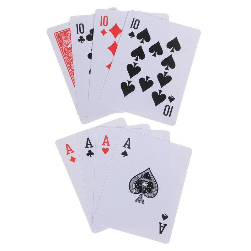 4 Cards Transformer magic tricks 10 to A card magic props 10 change A Gw