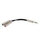 6.35mm Stereo Plug Male To Dual 1/4" 6.35mm