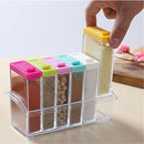 6 pcs / set Spice jar Spice jar, kitchen Condiment bottle Storage container