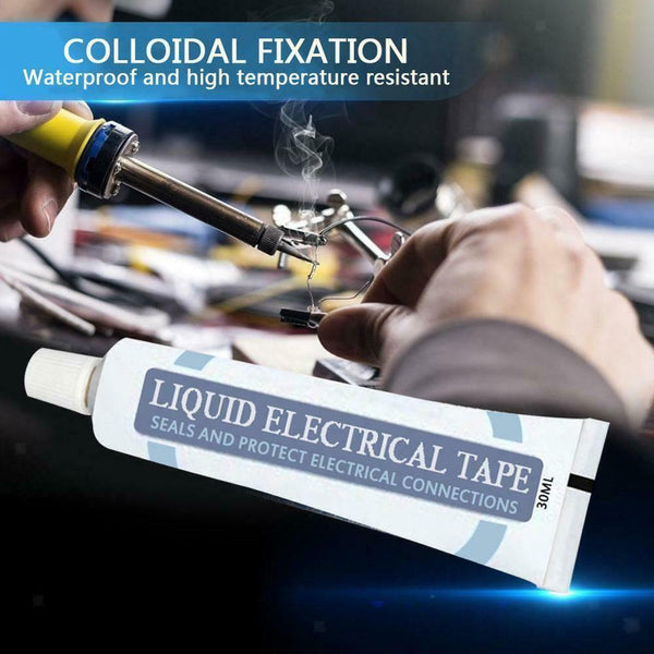 Practical Liquid Insulation Electrical Tape 1 Oz Tube Paste Anti-UV Fast Dry