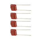 400V 0.22uF Radial Lead Metallized Polypropylene Film Capacitors 10 Pcs