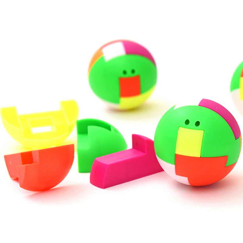 2pcs baby toys intelligence colorful puzzle assembly ball kids game funny toysM&