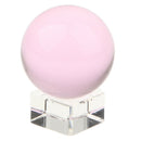 50mm Pink Crystal Ball Decorative Ball Art Decor Photography Prop No Stand