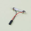 Car interior white 48 SMD 5050 LED light lamp panel T10 festoon Dome BA9S 12V 3C