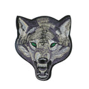 animal wolf head iron on patches sew-on embroidered patch motif appliqueTA