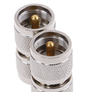 1x N Male plug to UHF PL-259 PL259 Male straight radio RF adapter connectJâ„–[
