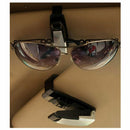 Black Portable Car Auto Sun Visor Glasses Sunglasses Card Ticket Holder Pen Clip