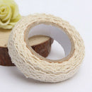 5X(Decoration band lace ribbon fabric tape Christmas wedding border gift Y2J3)
