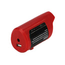 DC 12V USB Battery Converter Adapter for Milwaukee 49-24-2310 48-59-1201 M12 New