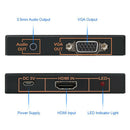 Home Portable Active 1080P Female HDMI To VGA Male Converter Adapter For Laptop