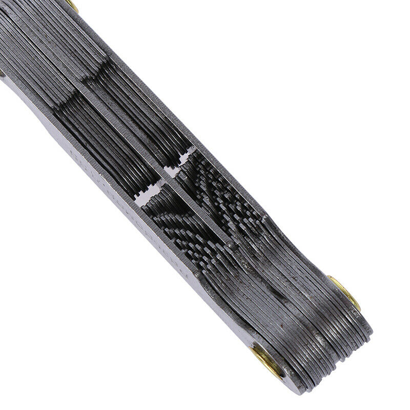 40pcs Thread Measuring Gage 60 Degree Whitworth Metric Screw Thread Pitch Ga Gw