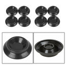 8pcs Black Vertical Piano Caster Cups Protector Rubber Pad Anti-Shock  LLD PDT