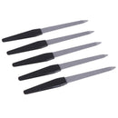 1pc Stainless Steel Women Nail File Dual Sided Nail Art Manicure Pedicure OZ