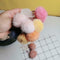 2pcs Candy Color Headband Plush Girls Kid Hair Ties Pompom Lovely Hair Rope #gib