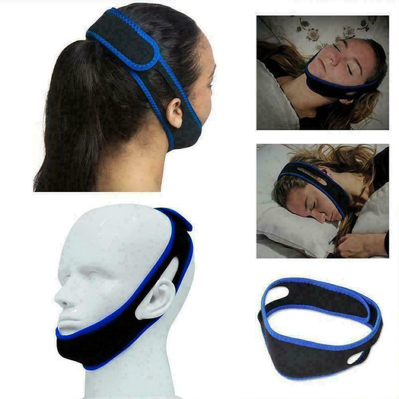 Sleep Apnea Solution Strap CPAP Anti Snore Chin Jaw Prevent AU Strap U7Q7 O4J4