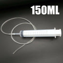Large 150ML Plastic Hydroponics Nutrient Measuring Syringe with 70cm Tube Set