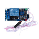 DC 12V Photoelectric Switch Sensor Relay Module 50mmx25mm w 2 Cable S3J6
